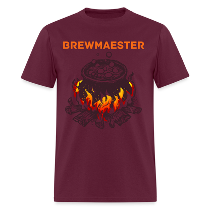 Brewmaester T-Shirt - burgundy