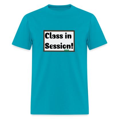 Class In Session T-shirt - turquoise
