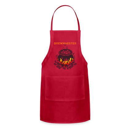 Brewmaester Adjustable Apron - red