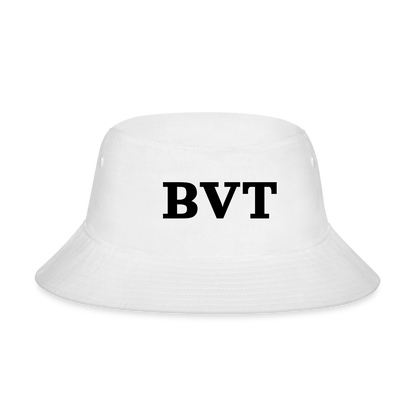 BVT Monogram Bucket Hat - Bright - white