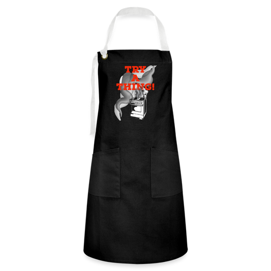 Try A Thing Artisan Apron - black/white