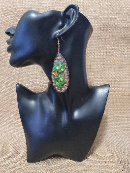 Verdant Relic Drop Earrings