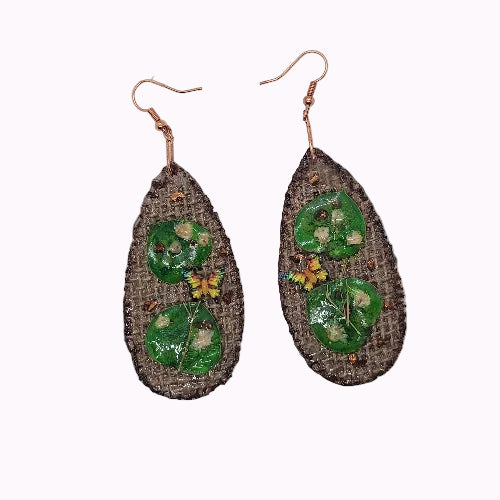 Verdant Relic Drop Earrings