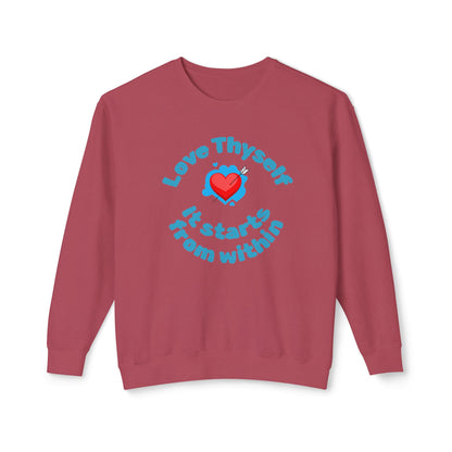 Love Thyself Unisex Lightweight Sweatshirt