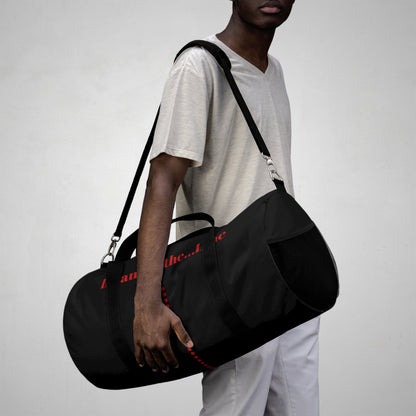 Balance...the...Line Duffel Bag — Black Gym & Travel Tote