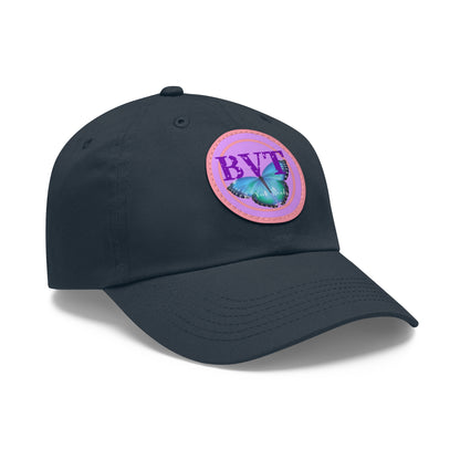 Butterfly Patch Dad Hat — BVT Logo Navy Cap