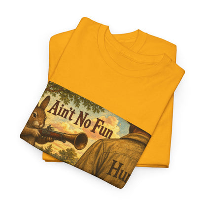 Vintage Bunny Graphic Wisdom Tee — "Ain't No Fun When..."
