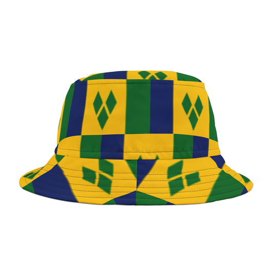 Saint Vincent Hat Lg Patterned Bucket