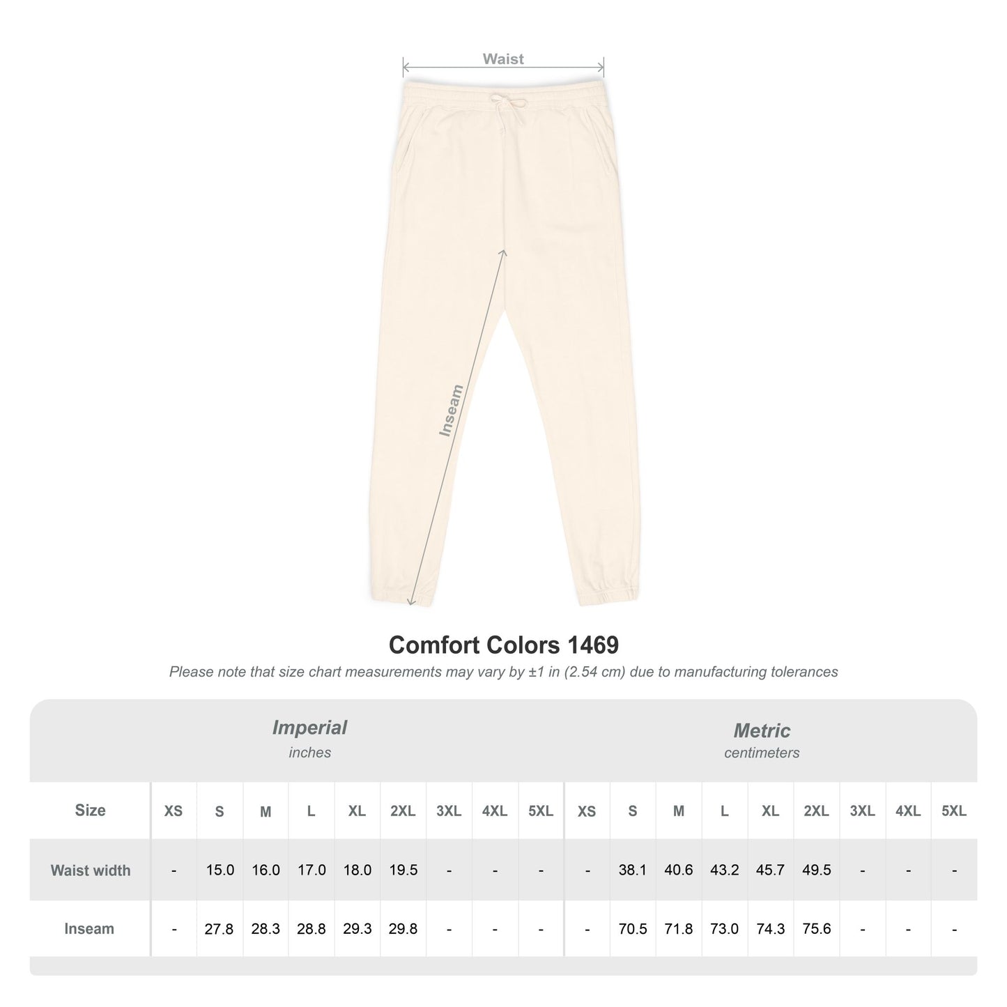 Unisex Fleece Sweatpants  BVT Garment-Dyed