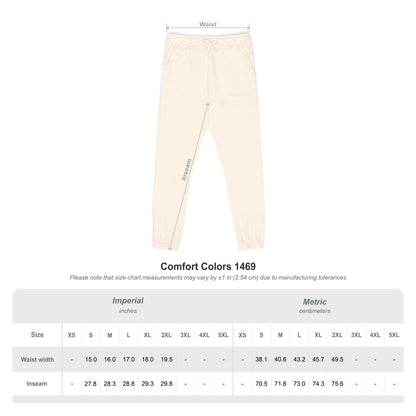 Unisex Fleece Sweatpants  BVT Garment-Dyed