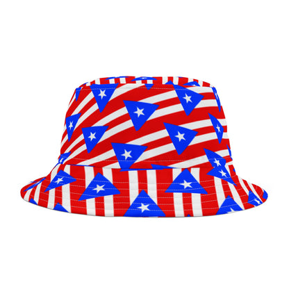 Puerto Rico Hat Mini Patterned Bucket