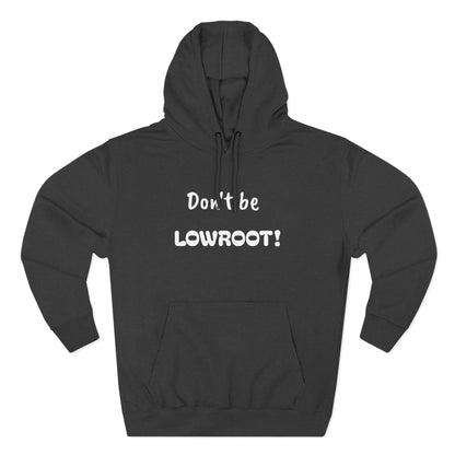 Playful Fleece Hoodie with Witty Text - Lowroot!