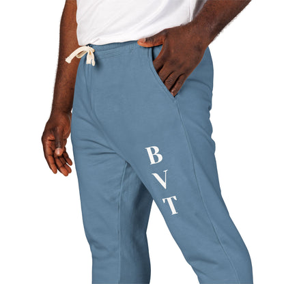 Unisex Fleece Sweatpants  BVT Garment-Dyed