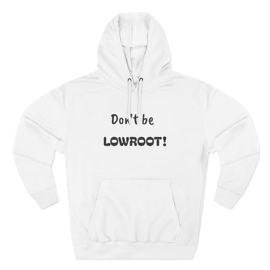 Playful Fleece Hoodie with Witty Text - Lowroot!