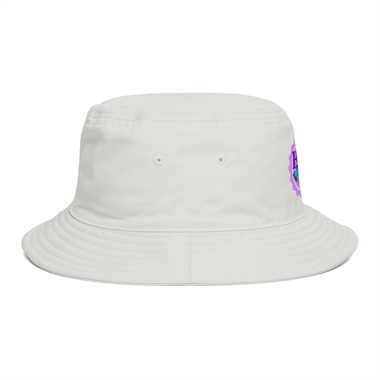 BVT Butterfly Logo Bucket Hat — Casual Sun Hat