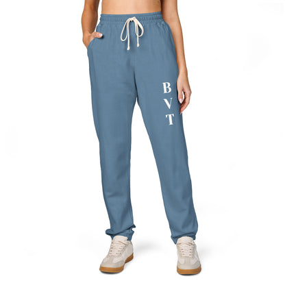 Unisex Fleece Sweatpants  BVT Garment-Dyed