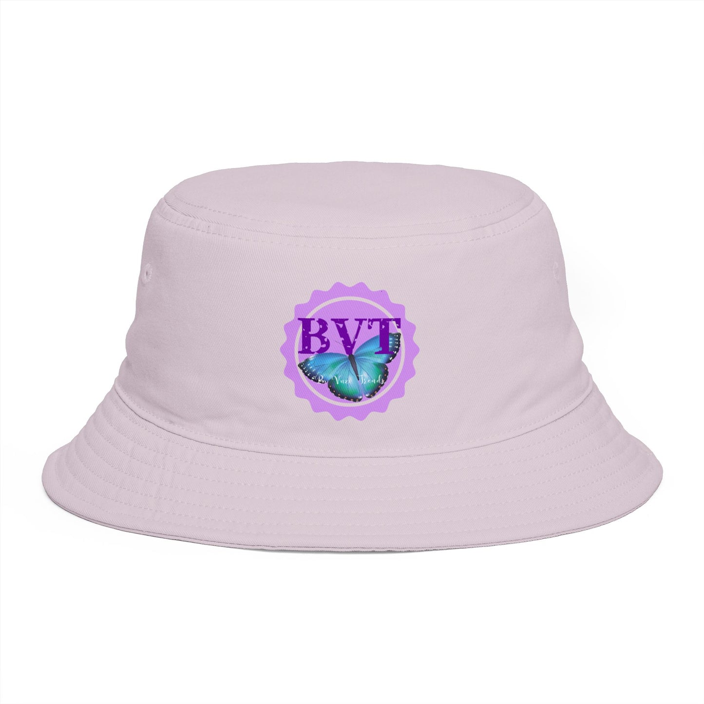 BVT Butterfly Logo Bucket Hat — Casual Sun Hat