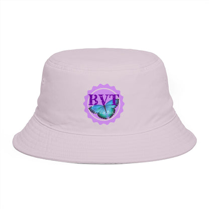 BVT Butterfly Logo Bucket Hat — Casual Sun Hat