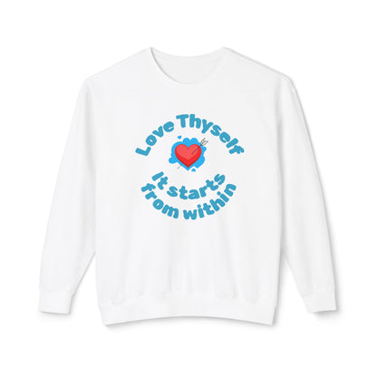 Love Thyself Unisex Lightweight Sweatshirt