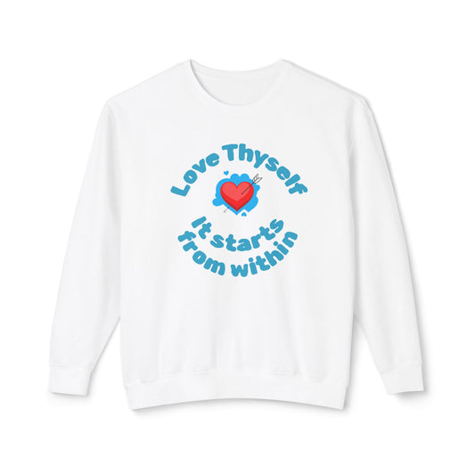 Love Thyself Unisex Lightweight Sweatshirt