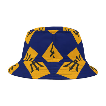 Barbados Hat Lg Patterned Bucket Hat