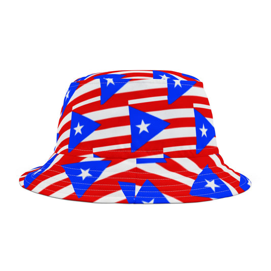 Puerto Rico Hat Lg Patterned Bucket
