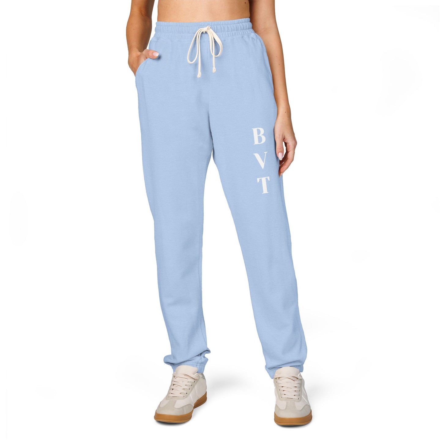 Unisex Fleece Sweatpants  BVT Garment-Dyed