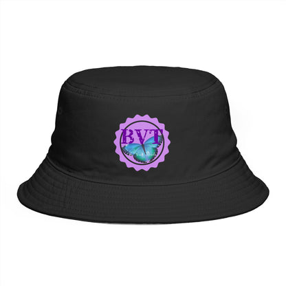 BVT Butterfly Logo Bucket Hat — Casual Sun Hat
