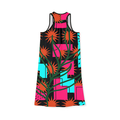 Tropical Print Racerback Dress B