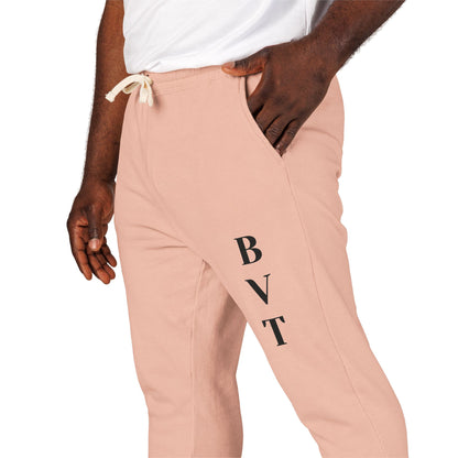 Unisex Fleece Sweatpants  BVT Garment-Dyed