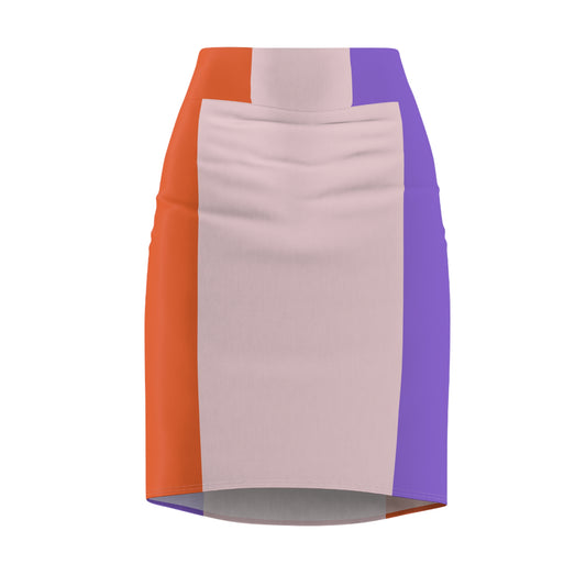Color Block Women's Pencil Skirt OPP