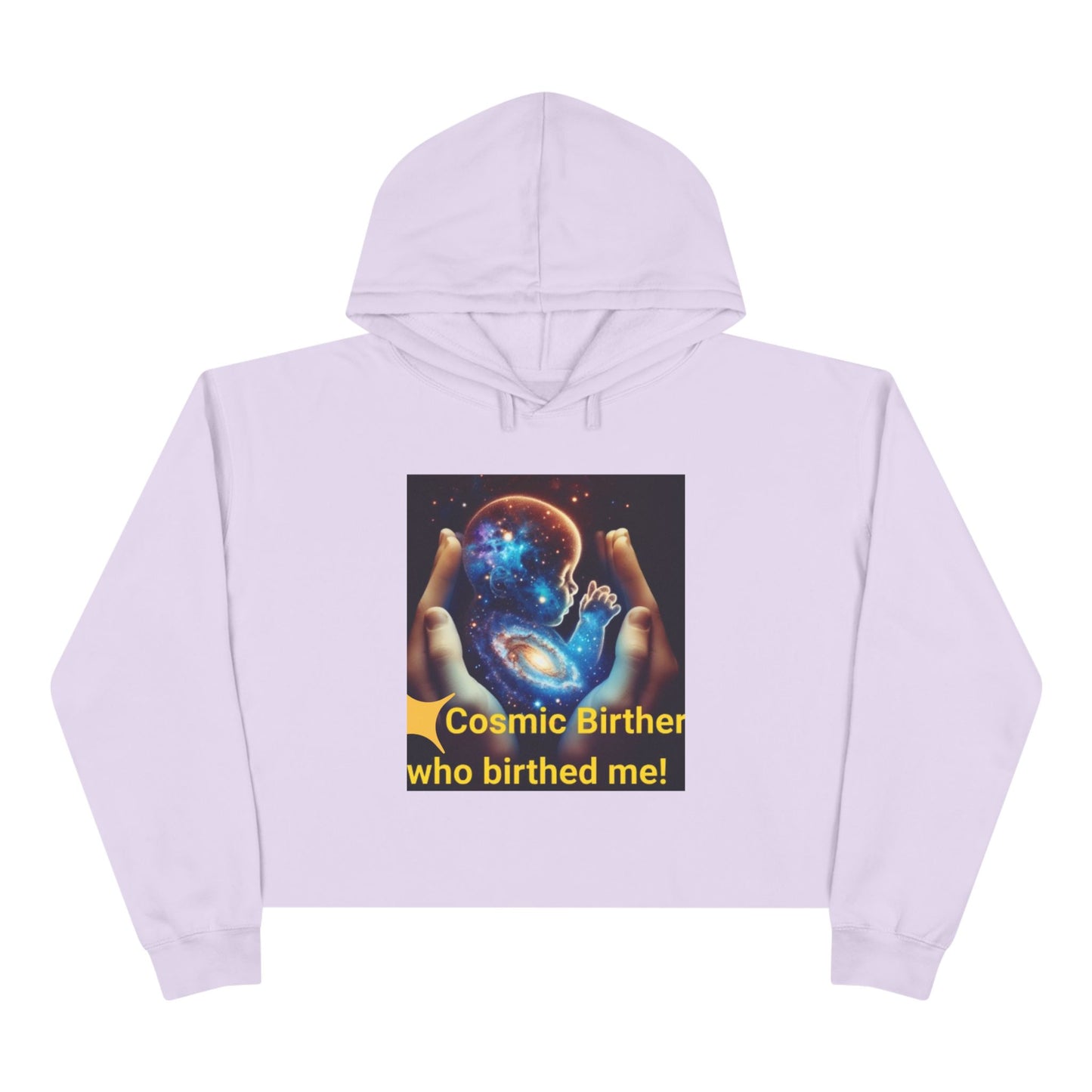 Cosmic Birther Hoodie | Creator Hands Graphic