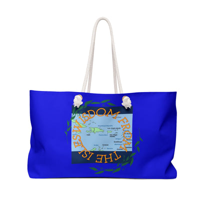 Wisdom from the Isles Weekender Bag – Deep Sea