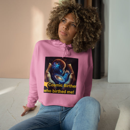 Cosmic Birther Hoodie | Creator Hands Graphic