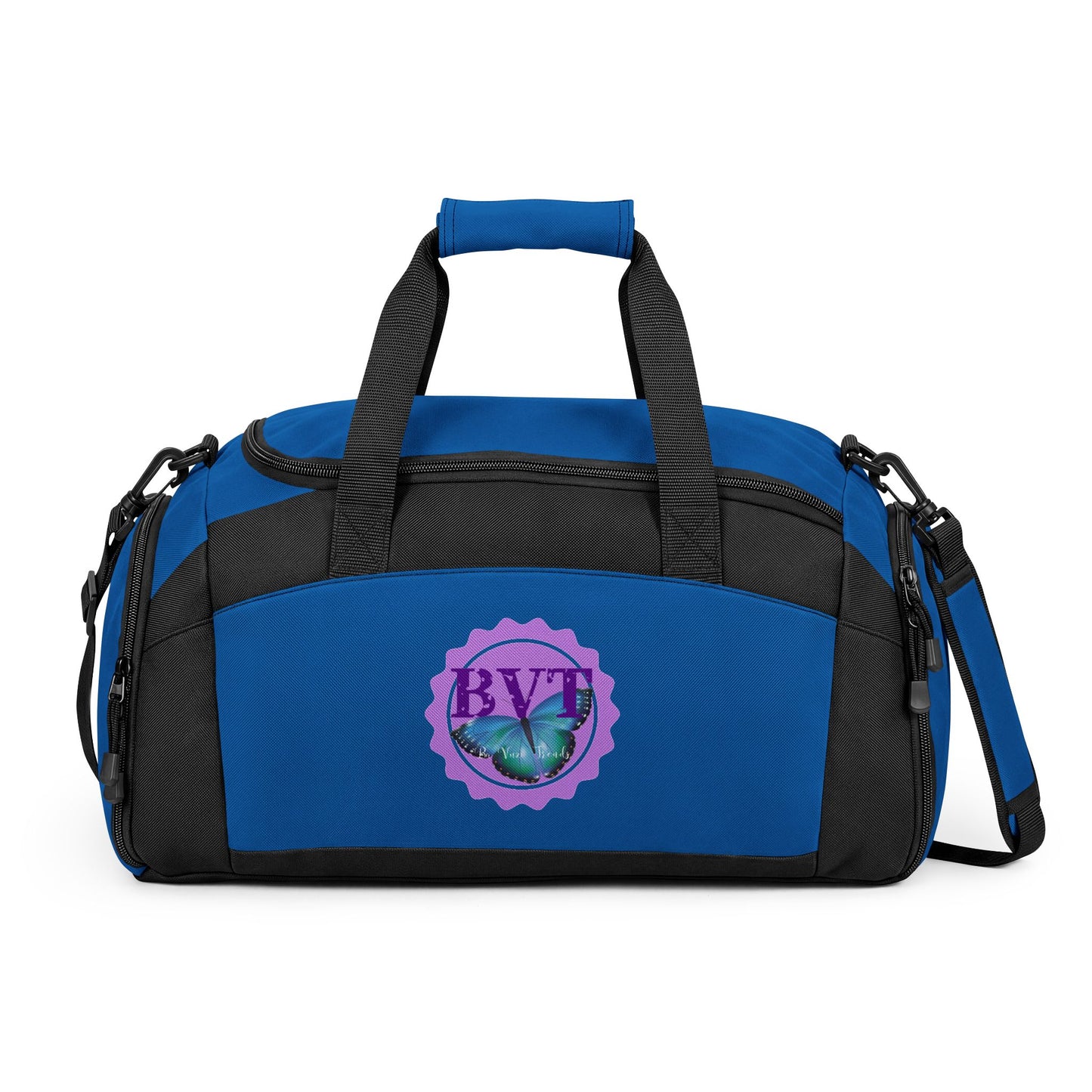 Butterfly Monogram Gym Bag — BVT Fitness Duffel