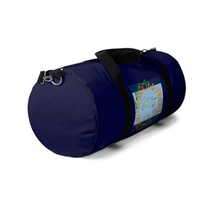 Travel Duffel Bag — Wisdom from the Isles Map Navy