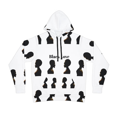Black Love Athletic Hoodie for Empowerment and Style