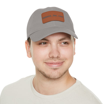 "Balance...the...Line" Statement Cap —  Gray Dad Hat