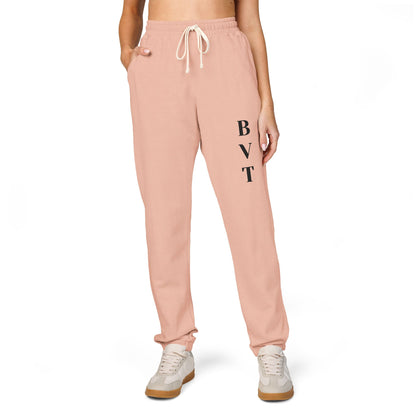 Unisex Fleece Sweatpants  BVT Garment-Dyed