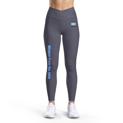 Wisdom from the Isles Women’s Luxe Leggings Aqua
