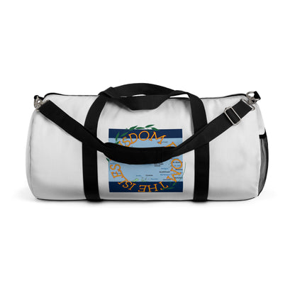Wisdom from the Isles Duffel Bag (White)