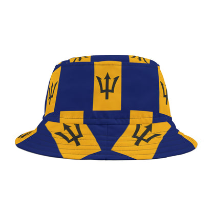 Barbados Hat Lg Patterned Bucket Hat