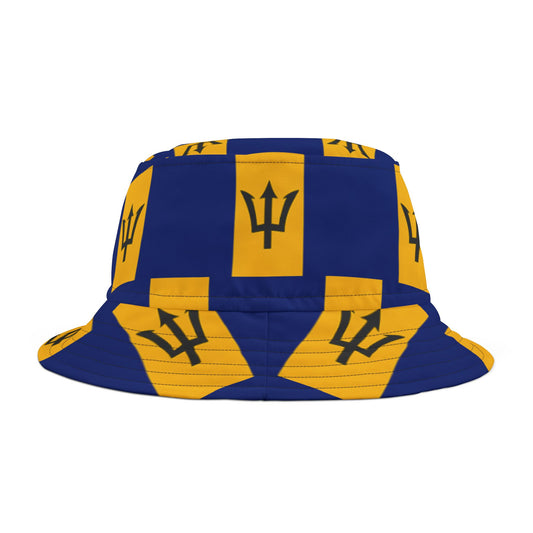 Barbados Hat Lg Patterned Bucket Hat