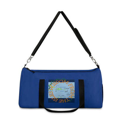 Wisdom from the Isles Duffel Bag (Blue)