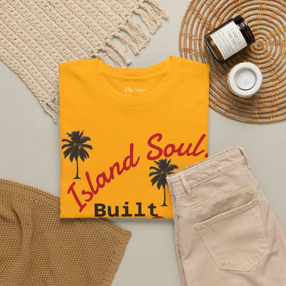 Island Soul Unisex Tee - Built on Rice-n-Peas & Road