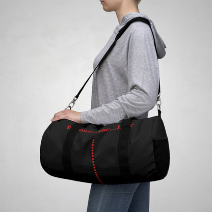 Balance...the...Line Duffel Bag — Black Gym & Travel Tote