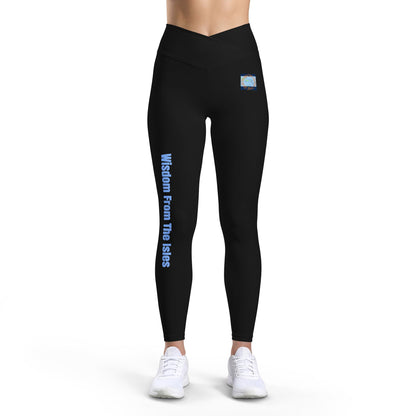Wisdom from the Isles Women’s Luxe Leggings Aqua