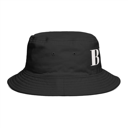 BVT Monogram Bucket Hat — Classic White BVT Logo