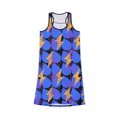 Vibrant Floral Racerback Dress B