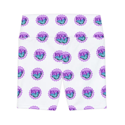 Workout Shorts — BVT Logo All-Over Print